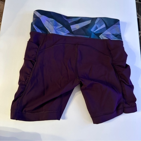 Lululemon Speed Track Short Deep Zinfandel / Pretty Prism Multi size 4 W7F96S - Picture 6 of 10